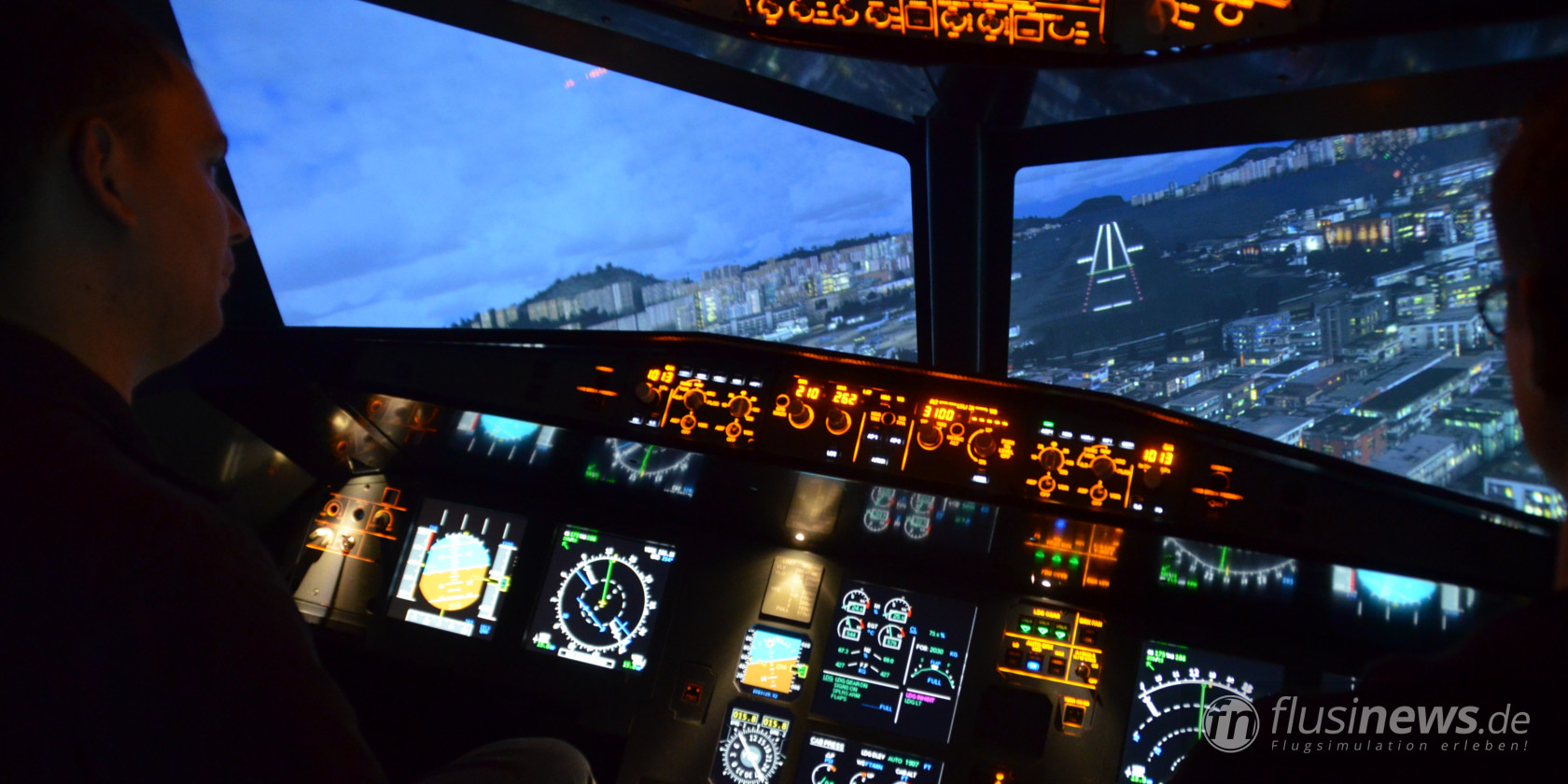 Unterwegs im Flugsimulator Frankfurt