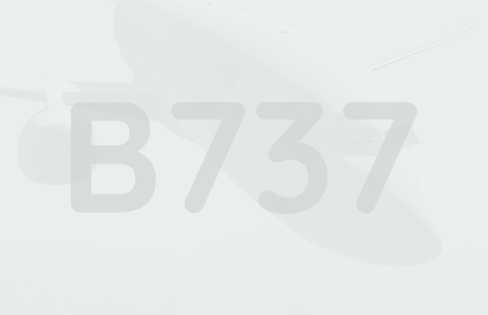 Flugsimulator Standard-Bild Boeing B737